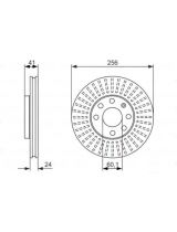 BOSCH 0 986 479 917 Тормозной диск