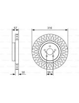 BOSCH 0 986 479 A81 Тормозной диск