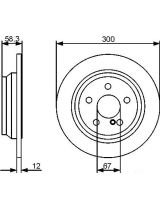 BOSCH 0 986 479 414 Тормозной диск