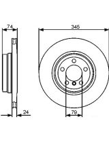 BOSCH 0 986 479 440 Тормозной диск