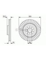 BOSCH 0 986 479 302 Тормозной диск