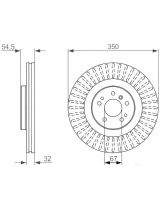 BOSCH 0 986 479 329 Тормозной диск