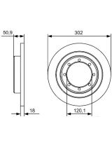 BOSCH 0 986 479 A93 Тормозной диск
