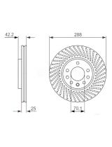 BOSCH 0 986 479 884 Тормозной диск