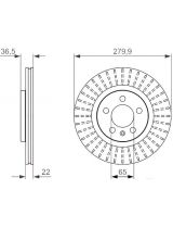 BOSCH 0 986 479 911 Тормозной диск