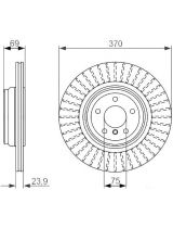 BOSCH 0 986 479 730 Тормозной диск
