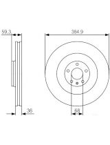 BOSCH 0 986 479 R30 Тормозной диск