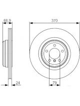 BOSCH 0 986 479 R36 Тормозной диск