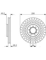 BOSCH 0 986 479 718 Тормозной диск