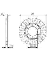 BOSCH 0 986 479 U33 Тормозной диск