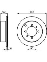 BOSCH 0 986 478 655 Тормозной диск