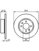 BOSCH 0 986 478 390 Тормозной диск