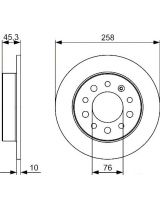 BOSCH 0 986 479 V01 Тормозной диск