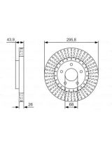BOSCH 0 986 479 U24 Тормозной диск