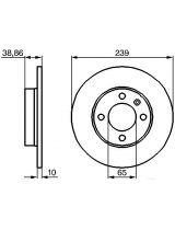 BOSCH 0 986 478 010 Тормозной диск