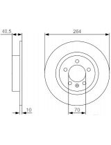 BOSCH 0 986 479 S88 Тормозной диск