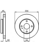 BOSCH 0 986 478 219 Тормозной диск