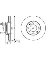 ATE 24.0108-0106.1 Тормозной диск