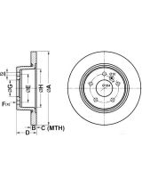 ATE 24.0113-0197.1 Тормозной диск