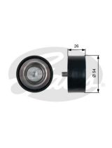 GATES T36486 Ролик приводного ремня