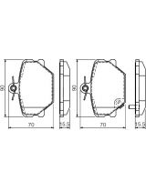BOSCH 0 986 424 471 Колодки дисковые