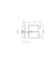 BOSCH 0 986 460 113 Колодки дисковые