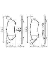 BOSCH 0 986 424 816 Колодки дисковые задние