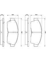BOSCH 0 986 461 123 Колодки дисковые