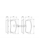 BOSCH 0 986 461 144 Колодки дисковые