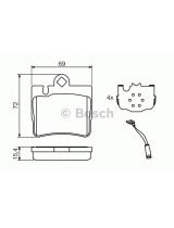 BOSCH 0 986 424 830 Колодки дисковые