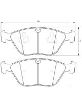 BOSCH 0 986 424 649 Колодки дисковые