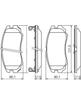 BOSCH 0 986 424 815 Колодки дисковые