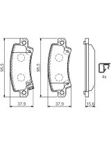 BOSCH 0 986 424 790 Колодки дисковые