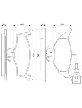 BOSCH 0 986 424 632 Колодки дисковые