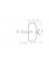 BOSCH 0 986 424 781 Колодки дисковые