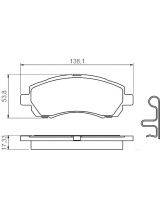 BOSCH 0 986 424 770 Колодки дисковые
