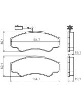 BOSCH 0 986 424 769 Колодки дисковые