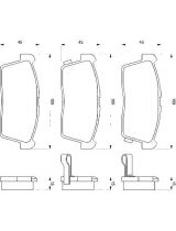 BOSCH 0 986 424 695 Колодки дисковые