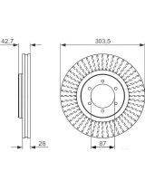 BOSCH 0 986 479 694 Тормозной диск