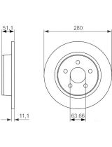 BOSCH 0 986 479 762 Тормозной диск