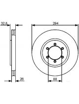 BOSCH 0 986 479 416 Тормозной диск