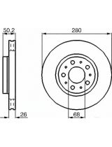 BOSCH 0 986 478 603 Тормозной диск