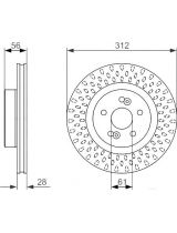 BOSCH 0 986 479 723 Тормозной диск передний
