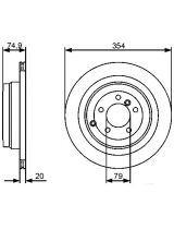 BOSCH 0 986 479 479 Тормозной диск