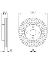 BOSCH 0 986 479 935 Тормозной диск