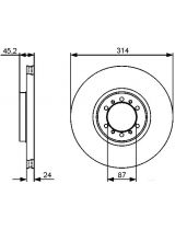 BOSCH 0 986 479 469 Тормозной диск