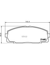 NISSHINBO NP1004 Колодки дисковые комплект