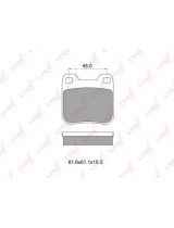 Lynxauto BD-5902 Колодки дисковые комплект