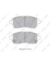 Lynxauto BD-5123 Колодки дисковые комплект