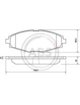 A.B.S 37139 Колодки дисковые комплект